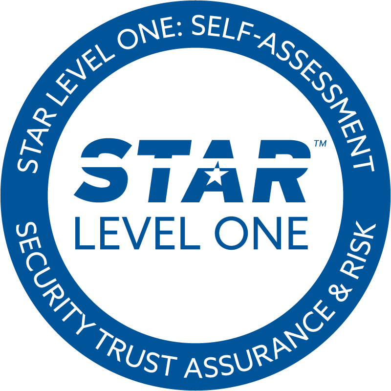 Cloud Security Alliance STAR Level 1 Badge - CAIQ Self-assessment v4.0